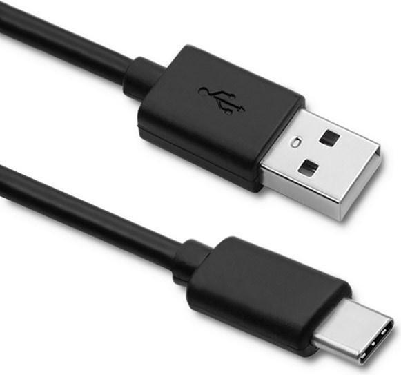Produktbild Qoltec 50488, 1.2 m, USB A, USB C, USB 2.0, Male/Male, Black (1.20 m, USB 2.0)