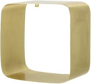 Actual product image Bloomingville Wall shelf box gold (30 x 18 x 30 cm)