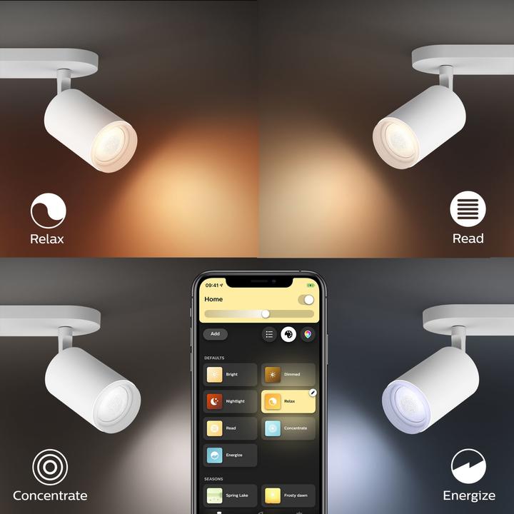 Immagine prodotto Philips Hue Tinta Fugato Base BT (1050 lm, GU10)