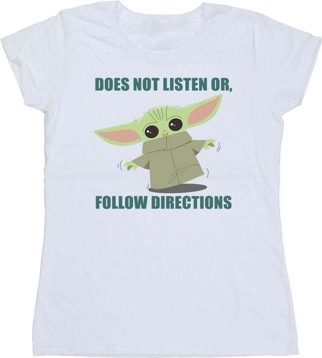 Star Wars The Mandalorian Grogu Does Not Listen TShirt (XXL)