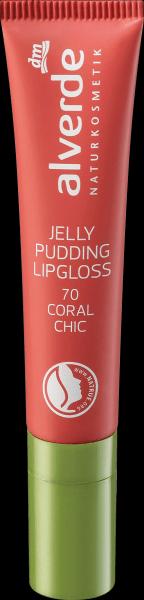Actual product image dm alverde Lip gloss Jelly Pudding (70 Coral Chick)