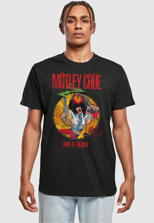 Actual product image Merchcode Motley Crue - Allister Fiend SATD T-Shirt Round Neck - 118029 (L)