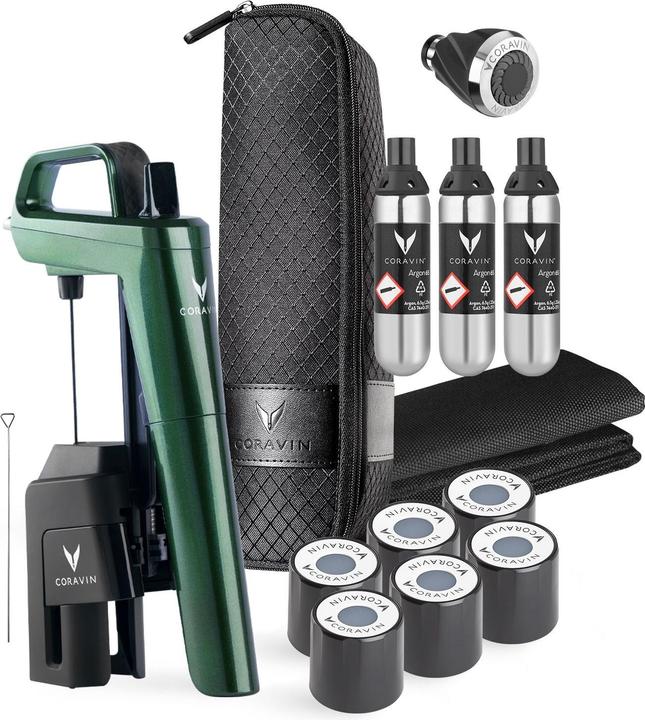 Coravin Wijnsysteem Timeless Six+ - Green - Limited Edition- Black Friday 2024 Deals (-) (Wine pourer)
