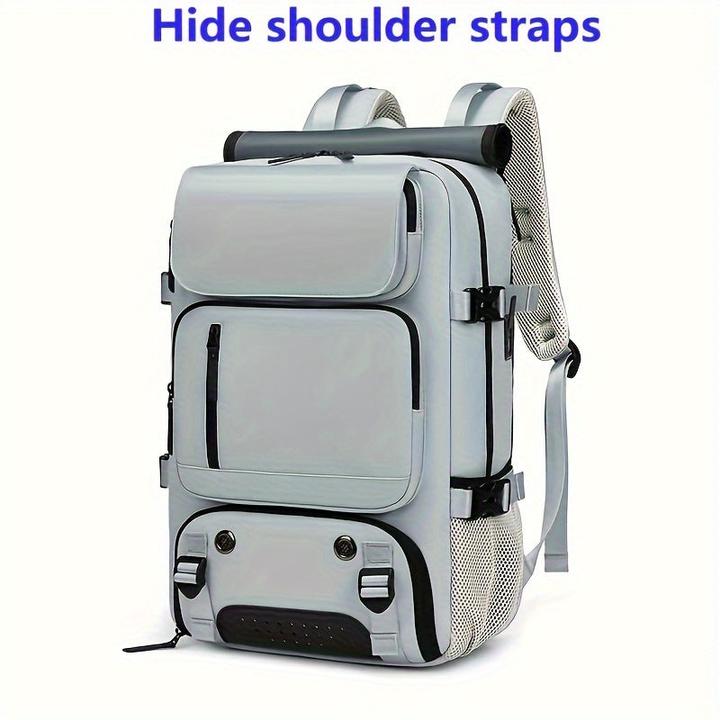 Only-Bags.Store Wasserdicht 40.64 Cm Business Laptop Rucksack, Reise-Rucksack mit separater Schuhtasche, Outdoor