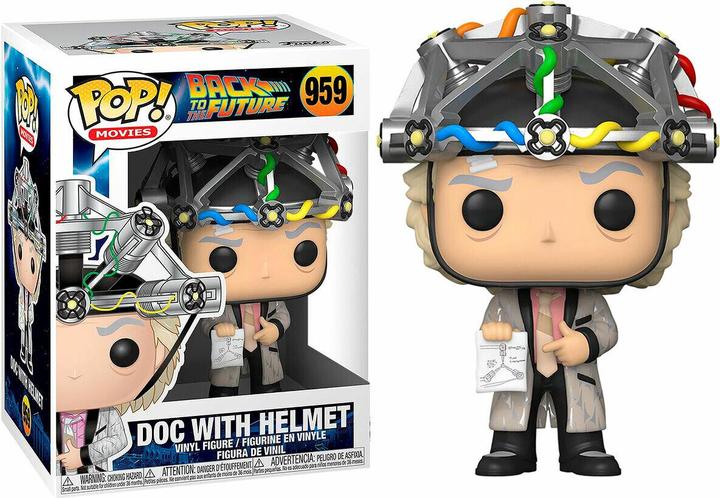 Actual product image Funko POP! - Back to the Future: Doc with Helmet