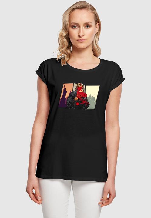 Produktbild Merchcode Laides Grand Red Girl Extended Shoulder Tee - 113369 (S)