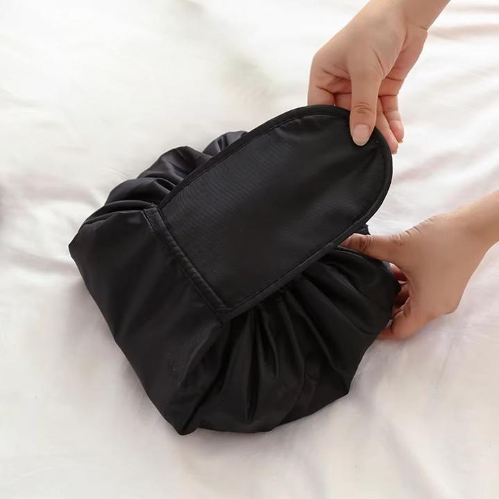 Actual product image Beldura Travel cosmetic bag black