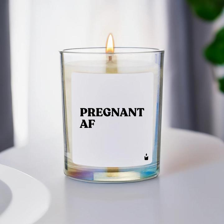 Image du produit Chatty Candles Bougie parfumée Woody Pregnant AF