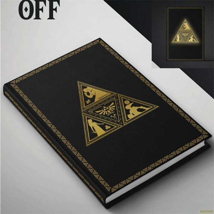 Actual product image Paladone Products ZELDA - Triforce - Cahier lumineux A5 (A5, Lined)