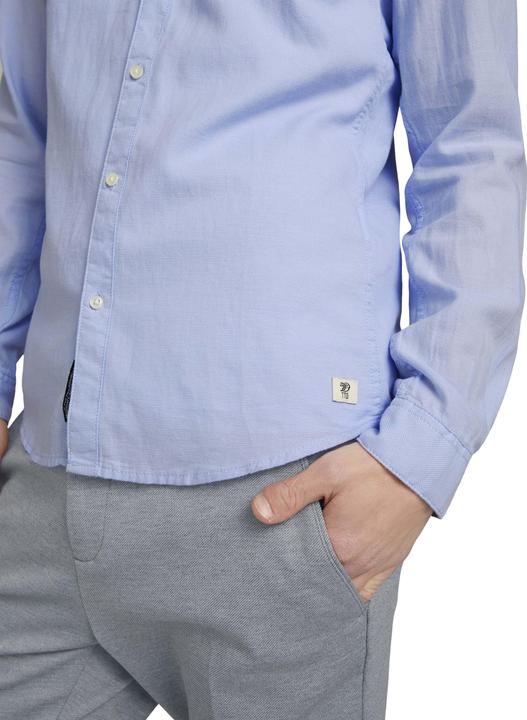 Produktbild Tom Tailor Hemd Shirt fein strukturiert mit Bio Baumwolle (L)