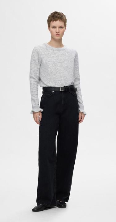 Image du produit Selected Femme Pull en tricot à manches ruchées (S)