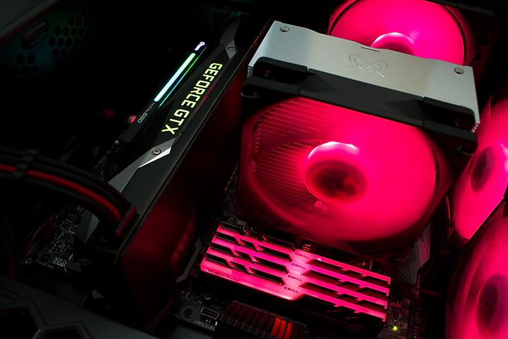 Actual product image Scythe Kaze Flex 120 ARGB PWM fan, 300-1800rpm (120 mm, 1 x)