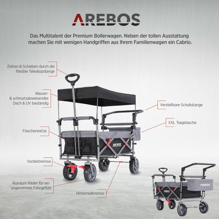 Immagine prodotto Arebos Bollerwagen