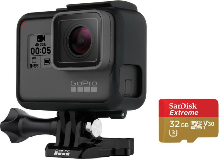 GoPro Hero 5 Black avec carte micro SD de 32 Go