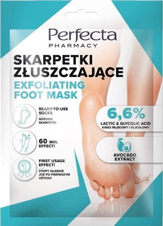 Produktbild Perfecta - Exfoliating Foot Mask exfoliating foot mask in socks