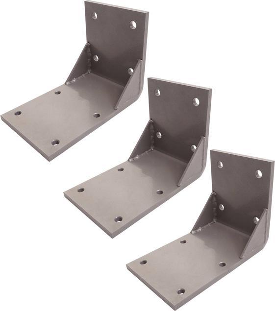 Produktbild Swisshandel24 3x Deckenadapter für Kassetten-Markise, Deckenmontage Halterung Adapter - grau (0.14 m)