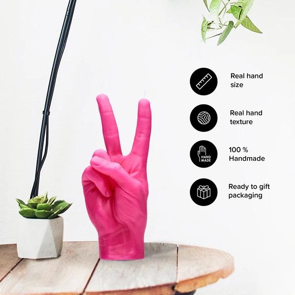 Actual product image Candle Hand Victory (1 pcs.)