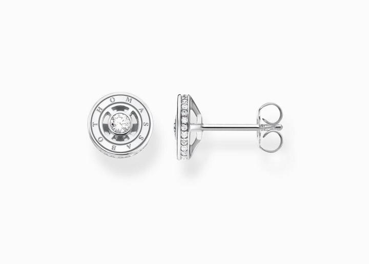 Actual product image Thomas Sabo Stud earrings with white stones silver (925 silver)
