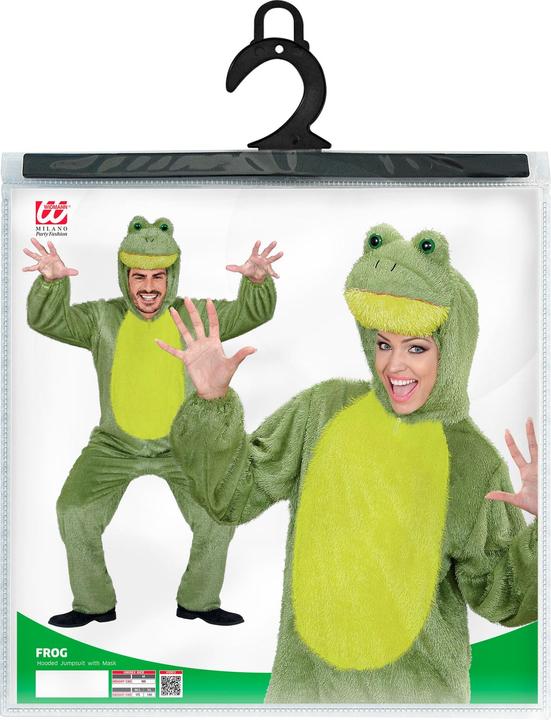 Actual product image Widmann Plush frog costume with mask (XL)