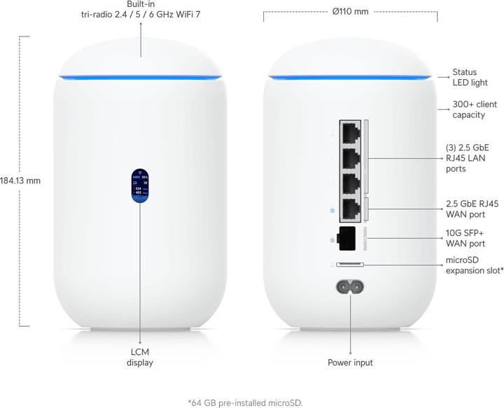 Immagine prodotto Ubiquiti Dream Router 7