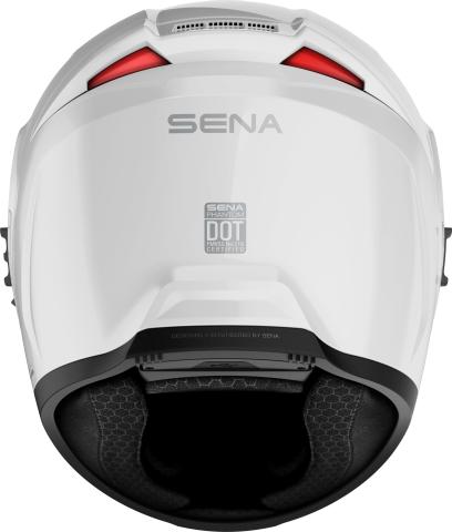 Actual product image Sena PHANTOM - Smart Motorrad-Integralhelm (ECE22.06) - weiss glanz (XXL) (XXL)