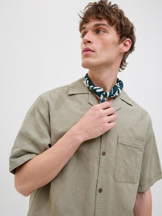 Produktbild Jack & Jones Jprbluluke Jacquard Resort S/S Shirt Ln (L)