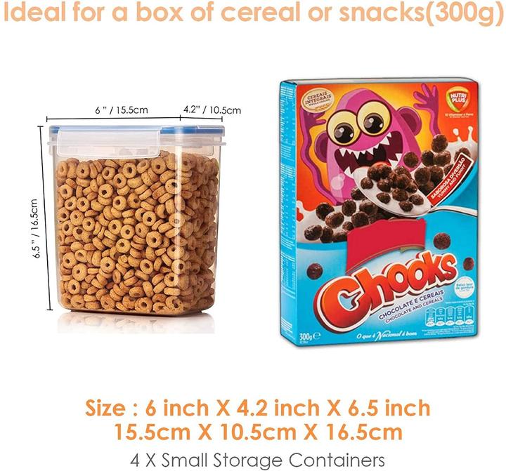 Produktbild Vtopmart Vorratsdosen Set (6 Stk, Blau)