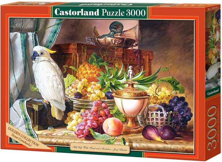 Immagine prodotto Castorland Natura morta con frutta e cacatua, Josef Schuster Puzzle da 3000 pezzi (3000 pezzi)