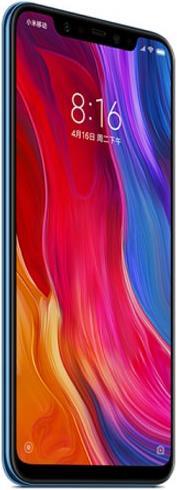 Produktbild Xiaomi Mi 8 (128 GB, Blue, 6.21", Dual SIM, 12 Mpx, 4G)