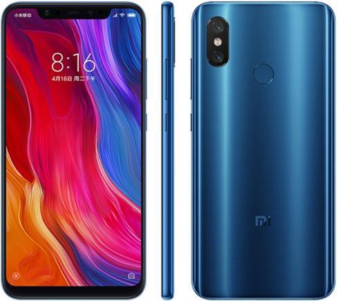 Produktbild Xiaomi Mi 8 (128 GB, Blue, 6.21", Dual SIM, 12 Mpx, 4G)