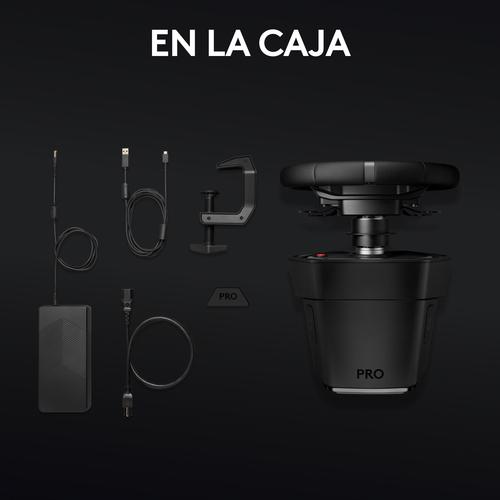 Immagine prodotto Logitech Volante da corsa G PRO - NERO - PLUGE -EMEA (PC, Xbox Serie S, Xbox Series X, Xbox One S)
