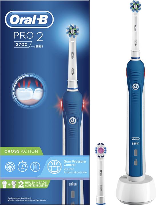 Image du produit Oral-B PRO 80327526 Brosse à dents électrique adulte (Brosse à dents oscillo-rotative)
