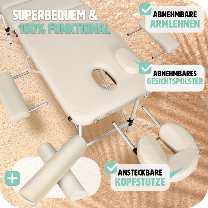 Produktbild tectake 3 Zonen Massageliege