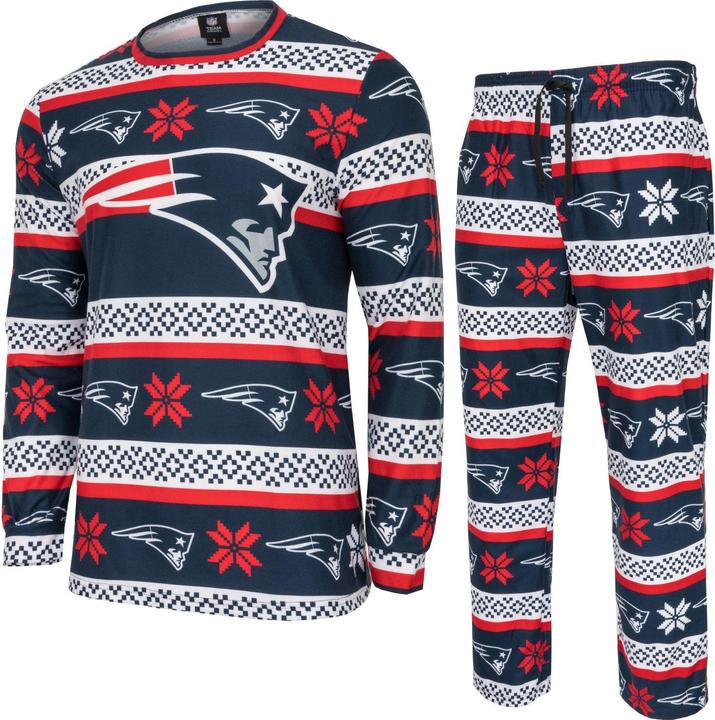 Produktbild Foco NFL Winter XMAS Pyjama Schlafanzug New England Patriots - S (S)