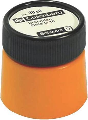Image du produit Gutenberg Encre pour documents, 30 ml, noir (Encrier, Noir)