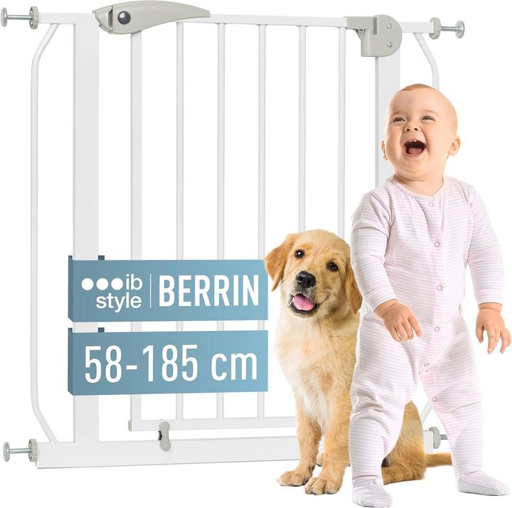 Image du produit IB-Style Treppenschutzgitter Berrin für Babys und Haustiere, 58-185 cm (108 cm)