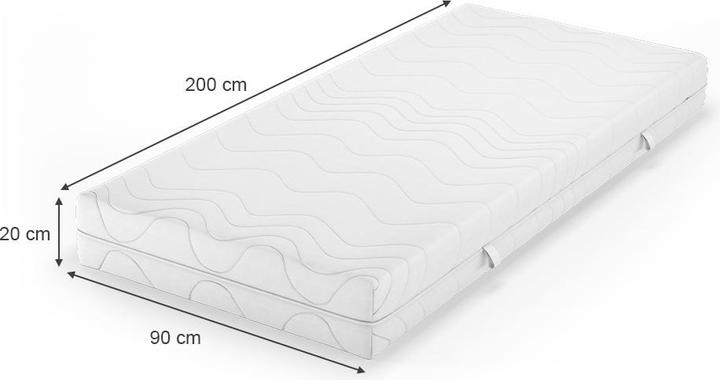 Immagine prodotto VitaliSpa Foamy (90 x 200 cm, Nucleo di schiuma)