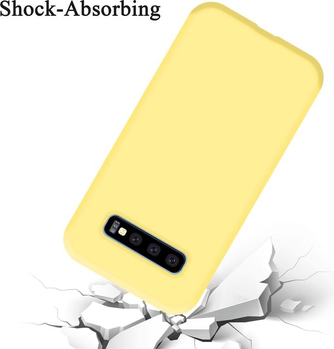 Actual product image Cadorabo TPU Liquid Silicone Case Cover (Samsung Galaxy S10+)