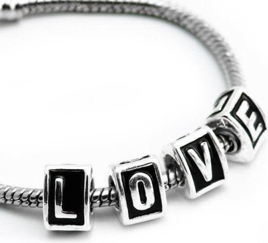 Immagine prodotto Hermex LOVE Beads Perlina per Bracciale - Argento (Argento 925)