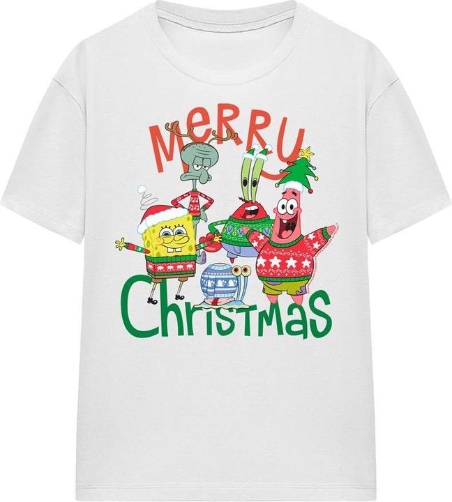 Image du produit Spongebob Squarepants - T-shirt MERRY CHRISTMAS - Adulte (S)