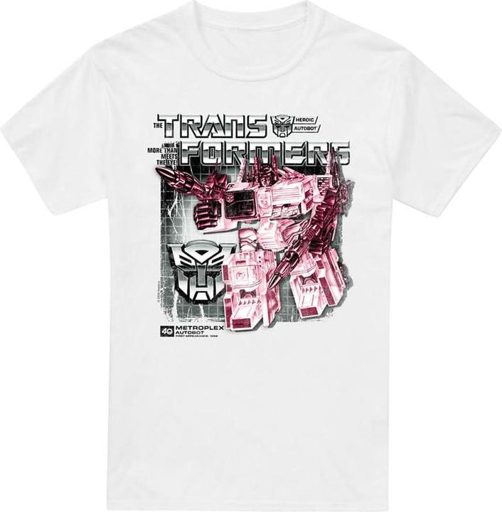Actual product image Transformers Mens Metropplex Box 40th T-Shirt (XXL)