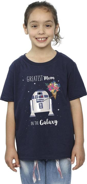 Actual product image Star Wars Girls Greatest Mum Cotton T-Shirt (128)