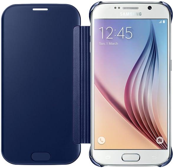 Actual product image PhoneLook Cover Clear View Cover dark blue (Samsung Galaxy S7)