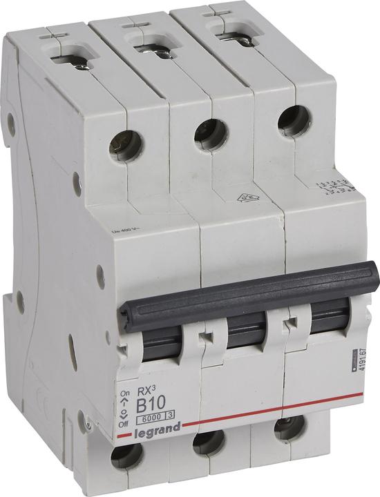 Image du produit Legrand LEG 419167 RX3 LS B10A 3P 6KA 3M