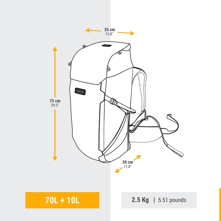 Actual product image Forclaz Travel 900 (70 l)