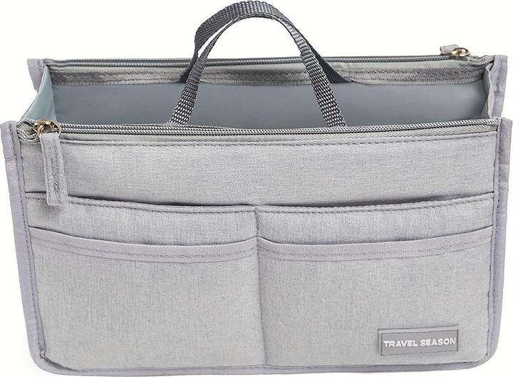 Produktbild Only-Bags.Store Multifunktionale & tragbare Aufbewahrungstasche mit doppelten Reissverschlüssen, grosse Kapazität