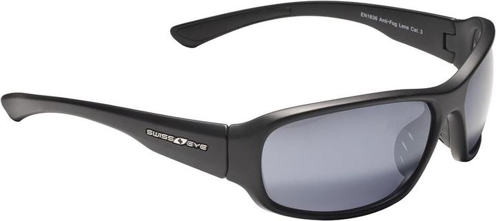 Produktbild Swiss Eye Herren Freeride Radbrille (Black Matt, Schneeflammen, Schwarzmatt-Rot, Schicht FM)