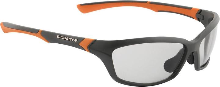 Actual product image Swiss Eye Men's Drift Cycling Goggles (Orange, Anthracite Matt, Self-tinting)