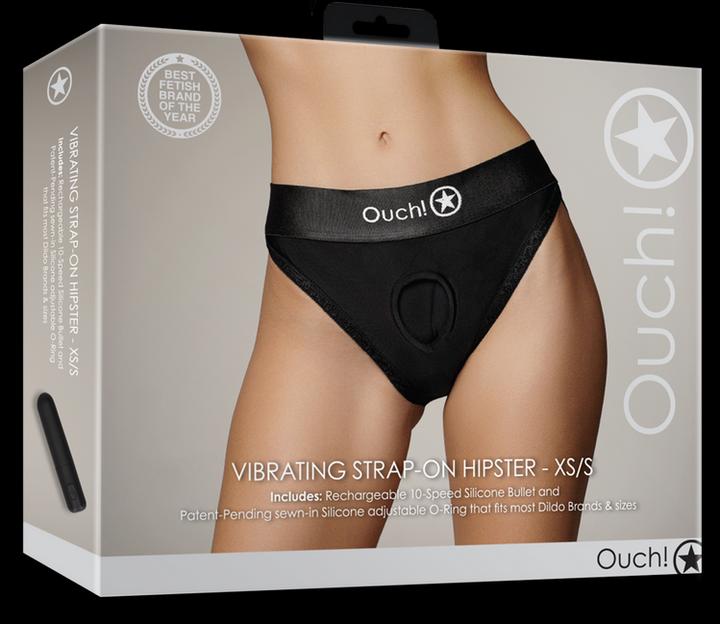 Image du produit Ouch! Vibrating Strap-on Hipster - XS/S