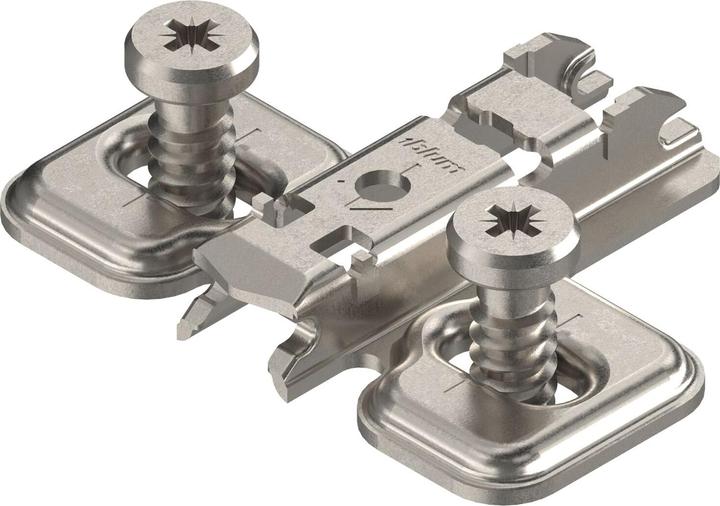 Actual product image Blum Plaques de montage cruciforme CLIP montage d'angle (1 pcs.)